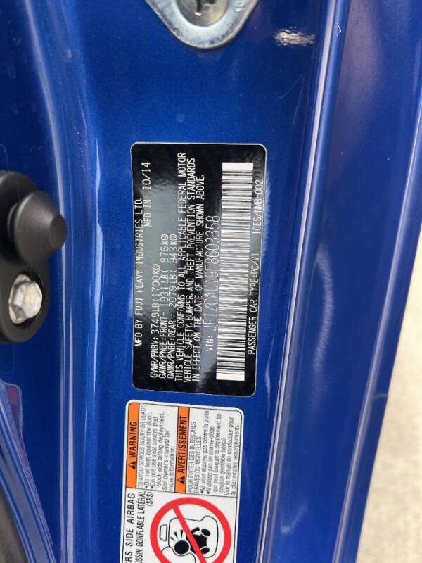 2015 Subaru BRZ Limited