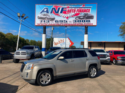2012 GMC Terrain for sale at ANF AUTO FINANCE in Houston TX