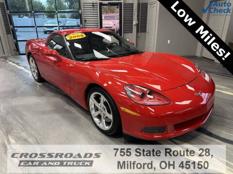 2008 Chevrolet Corvette for sale at Crossroads Car and Truck - Crossroads Car & Truck - Milford in Milford OH