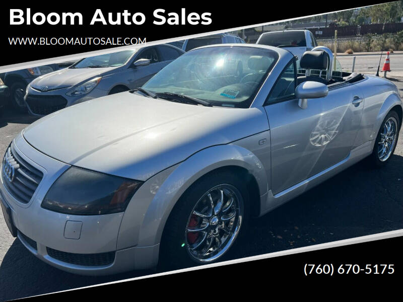 2002 Audi TT for sale at Bloom Auto Sales in Escondido CA