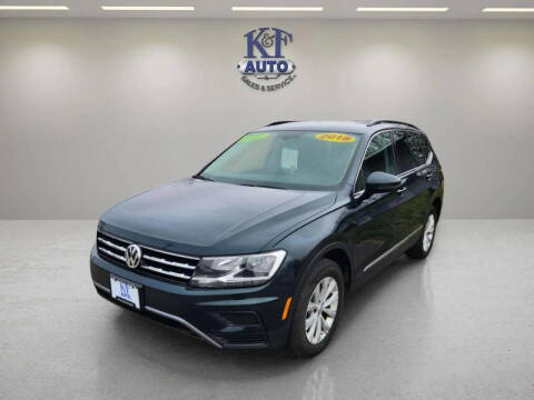 2018 Volkswagen Tiguan for sale at K&F Auto Sales & Service Inc. in Jefferson WI