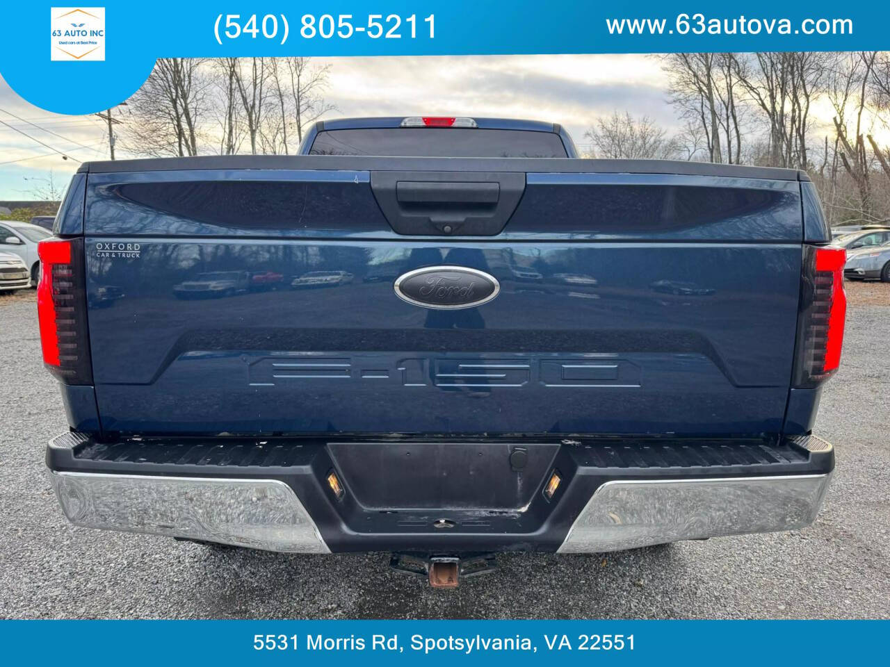 2018 Ford F-150 for sale at 63 Auto Inc in Spotsylvania, VA