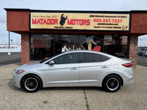 2018 Hyundai Elantra for sale at Matador Motors in Sacramento CA