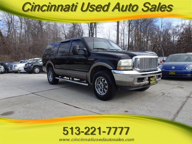 2001 Ford Excursion for sale at Cincinnati Used Auto Sales in Cincinnati OH