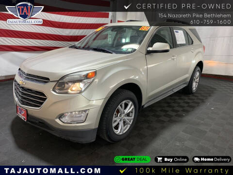 2016 Chevrolet Equinox for sale at Taj Auto Mall in Bethlehem PA