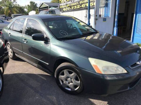 2005 Honda Accord for sale at JOEL'S AUTO SALES & BUY HERE PAY HERE in Longwood FL