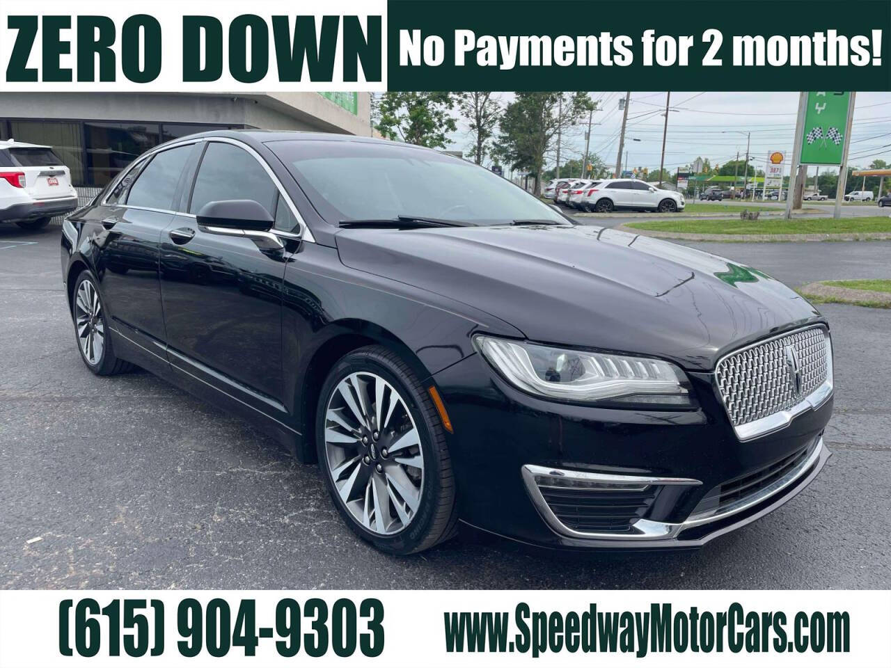 Black 2017 Lincoln MKZ Reserve AWD Reserve 4dr Sedan 1