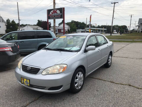 2008 Toyota Corolla for sale at JK & Sons Auto Sales in Westport MA