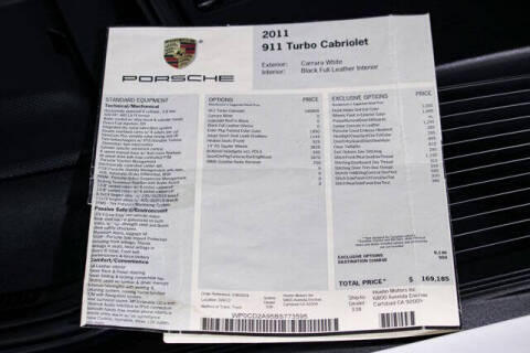 2011 Porsche 911 Turbo