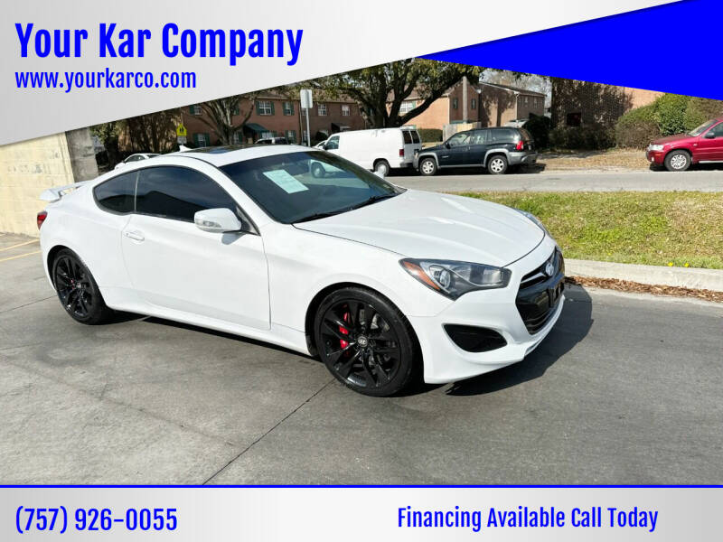 2016 Hyundai Genesis Coupe for sale at Your Kar Company in Norfolk VA
