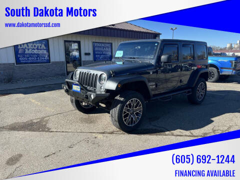 2018 Jeep Wrangler JK Unlimited for sale at South Dakota Motors in Brookings SD