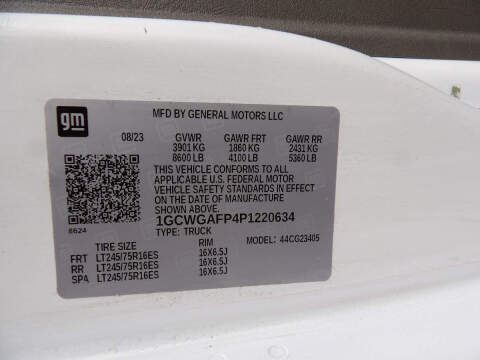 2023 Chevrolet Express 2500