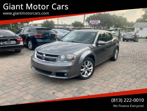 2012 Dodge Avenger for sale at Giant Motor Cars in Tampa FL