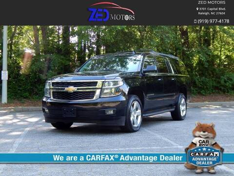 2016 Chevrolet Suburban for sale at Zed Motors in Raleigh NC