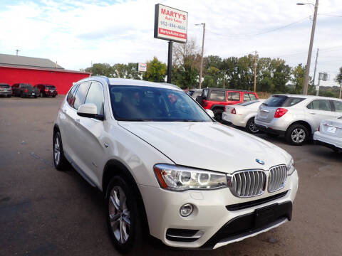 2016 BMW X3 for sale at Marty's Auto Sales in Savage MN