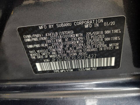 2020 Subaru Crosstrek Limited