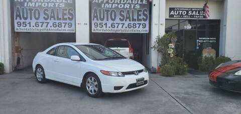 2007 Honda Civic for sale at Affordable Imports Auto Sales in Murrieta CA