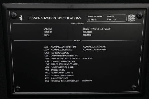 2018 Ferrari 488 GTB