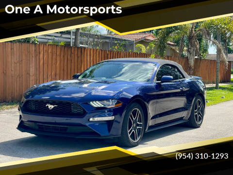 2019 Ford Mustang EcoBoost Premium