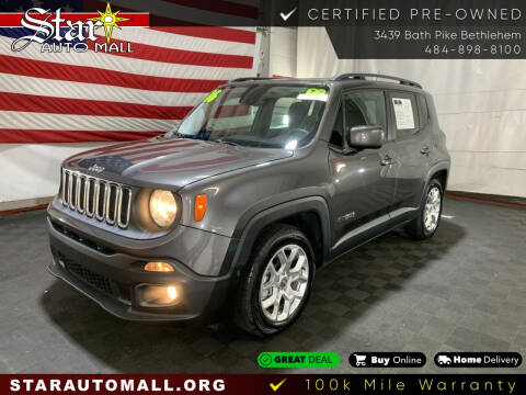 2016 Jeep Renegade for sale at STAR AUTO MALL 512 in Bethlehem PA