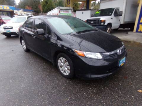 2012 Honda Civic for sale at Brooks Motor Company, Inc in Milwaukie OR
