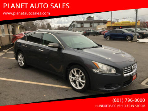 2012 Nissan Maxima for sale at PLANET AUTO SALES in Lindon UT
