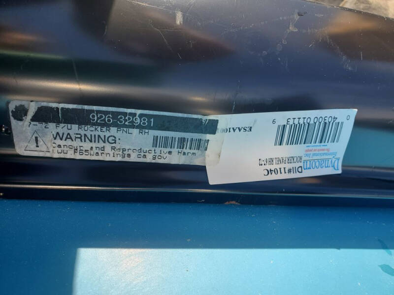 1967 Chevrolet C10 ROCKER PANE