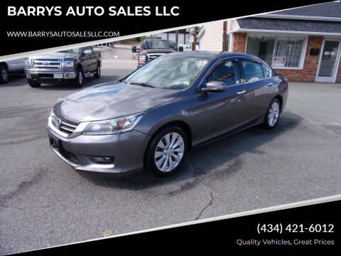 2015 Honda Accord for sale at BARRYS AUTO SALES LLC in Danville VA