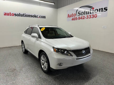 2011 Lexus RX 450h for sale at Auto Solutions in Warr Acres OK