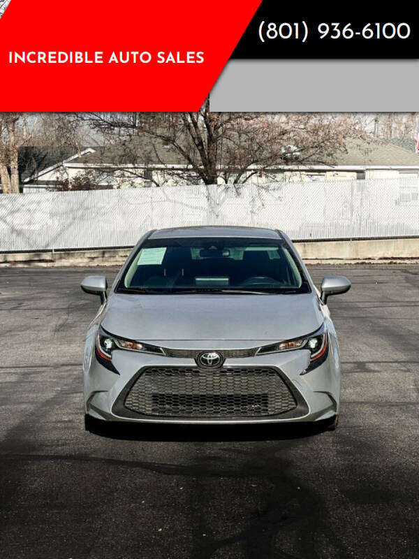 2022 Toyota Corolla for sale at INCREDIBLE AUTO SALES in Bountiful UT