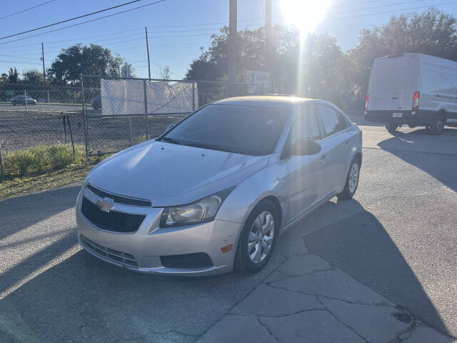 2012 Chevrolet Cruze for sale at Hobgood Auto Sales in Land O Lakes, FL