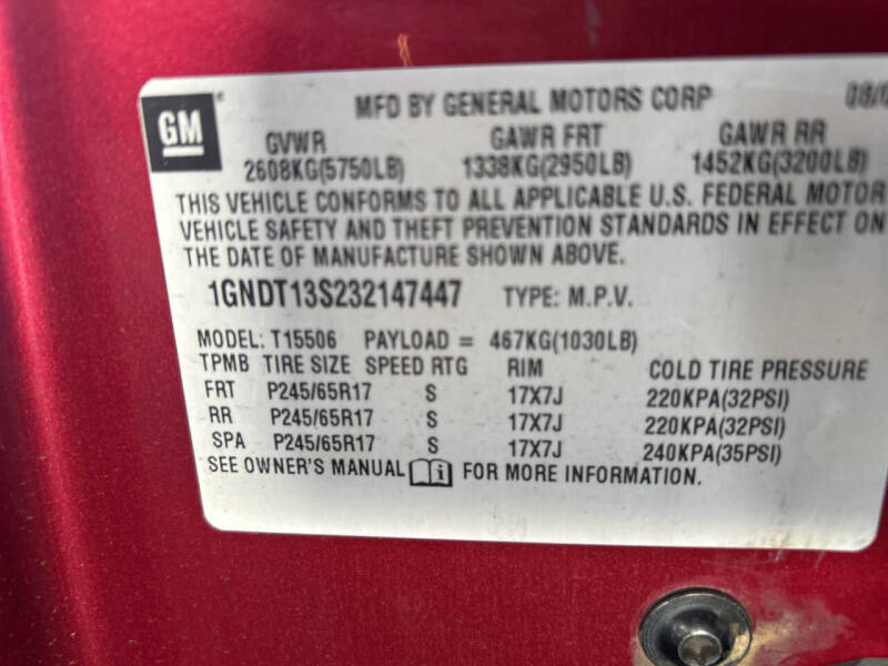 2003 Chevrolet TrailBlazer LS