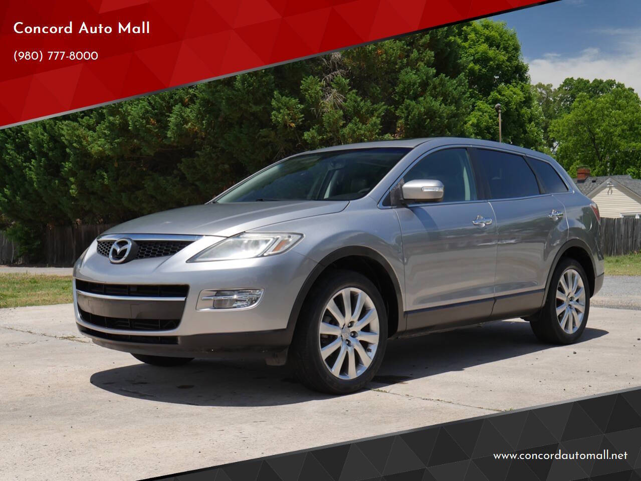Silver 2009 Mazda CX-9 Touring AWD Touring 4dr SUV 1