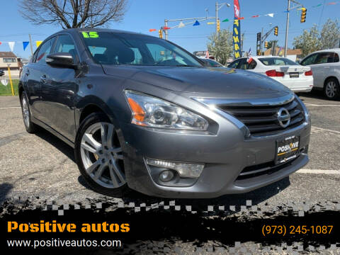 2015 Nissan Altima for sale at Positive autos in Paterson NJ
