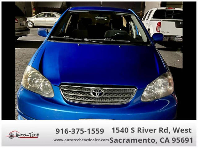 2007 Toyota Corolla for sale at AUTO-TECH in WEST SACRAMENTO, CA