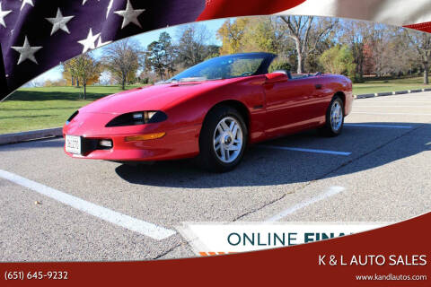 1995 Chevrolet Camaro for sale at K & L Auto Sales in Saint Paul MN