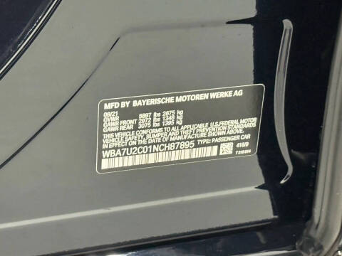 2022 BMW 7 Series 750i xDrive