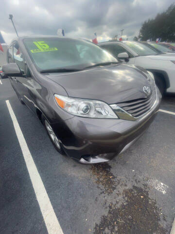 2015 Toyota Sienna for sale at SAUL AUTO SALES in Houston TX