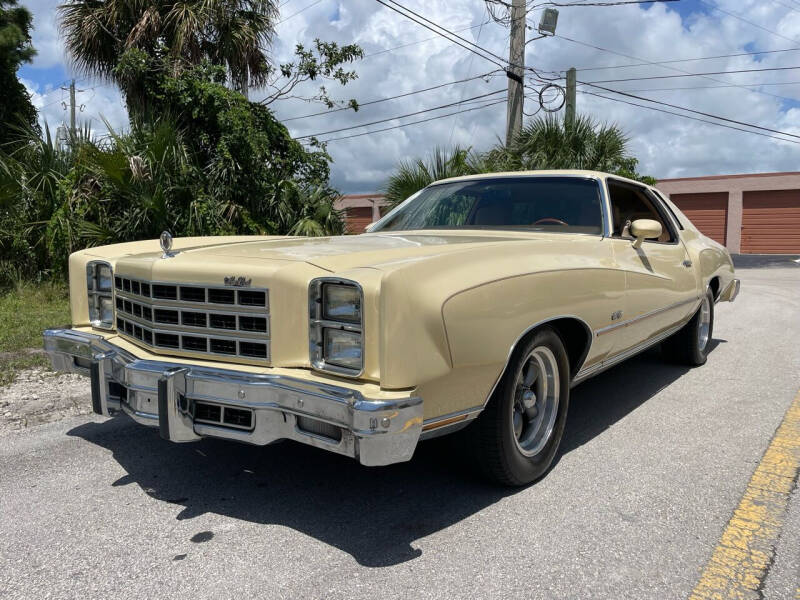 1976 Chevrolet Monte Carlo for sale at American Classics Autotrader LLC in Pompano Beach FL