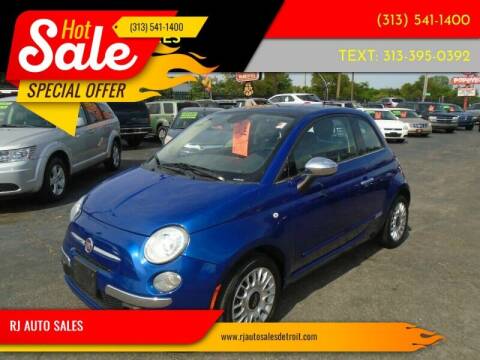 2014 FIAT 500 for sale at RJ AUTO SALES in Detroit MI