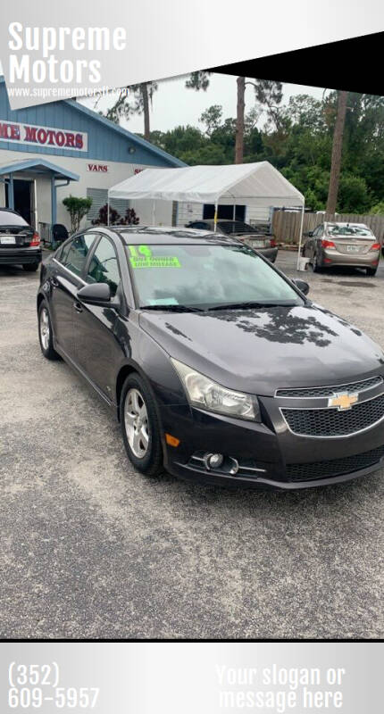 2014 Chevrolet Cruze for sale at Supreme Motors in Leesburg FL