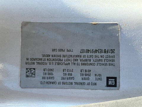 2015 Chevrolet Camaro LS