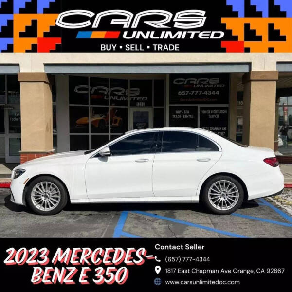 2023 Mercedes-Benz E-Class for sale at Cars Unlimited OC in Orange CA