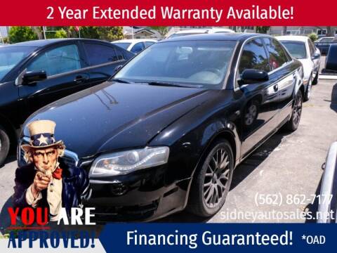 2008 Audi A4 for sale at Sidney Auto Sales in Downey CA
