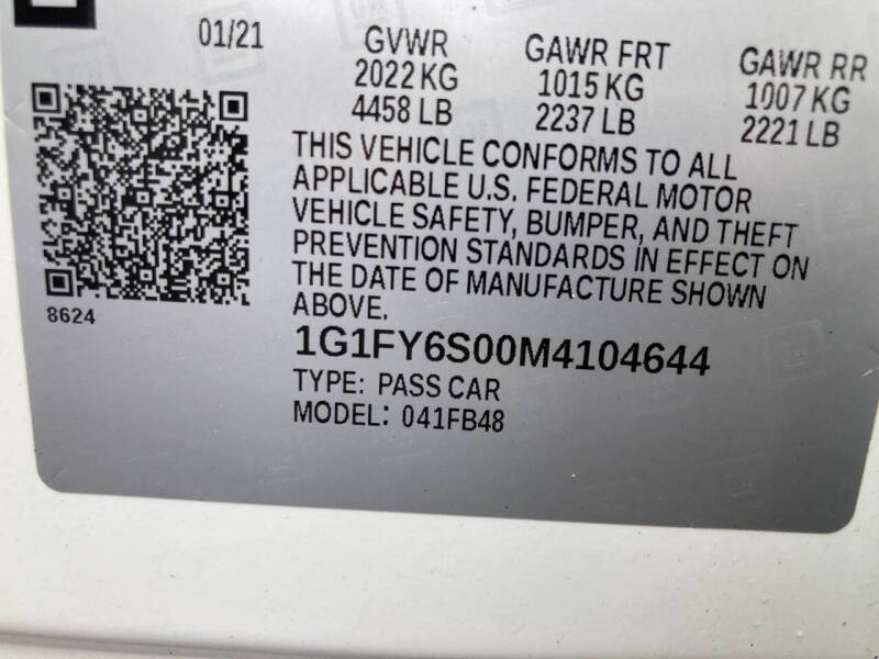 2021 Chevrolet Bolt EV LT
