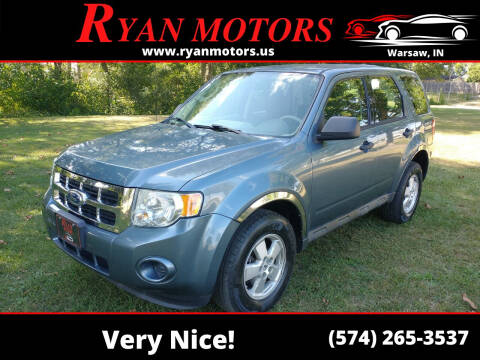 2012 Ford Escape for sale at Ryan Motors LLC in Warsaw IN