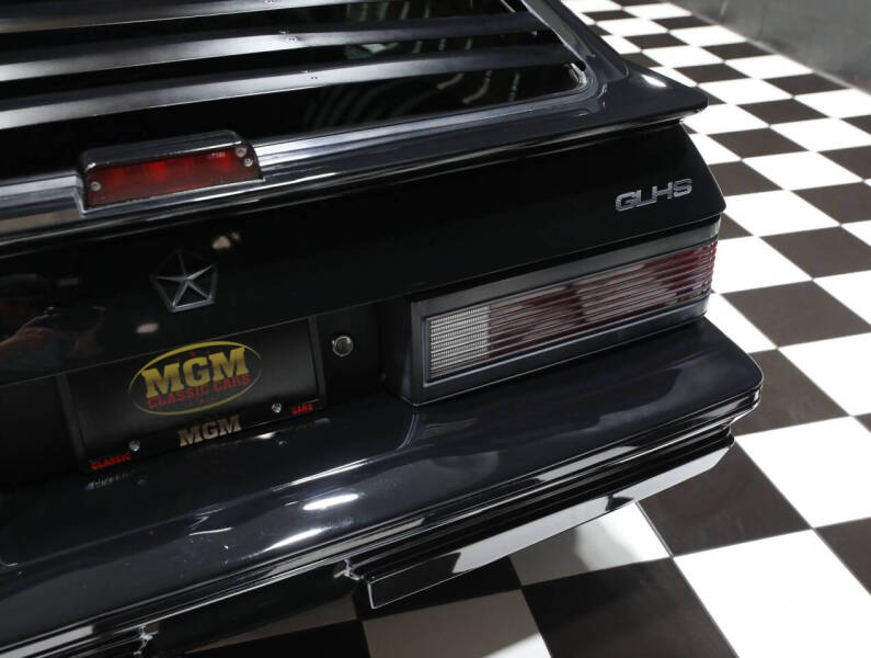 1987 Dodge Charger Shelby Turbo