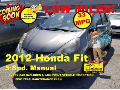 2012 Honda Fit for sale at The Car Company in Las Vegas NV