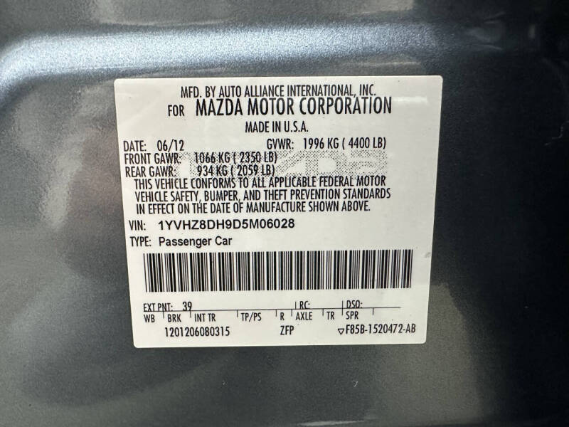 2013 Mazda MAZDA6 i Touring