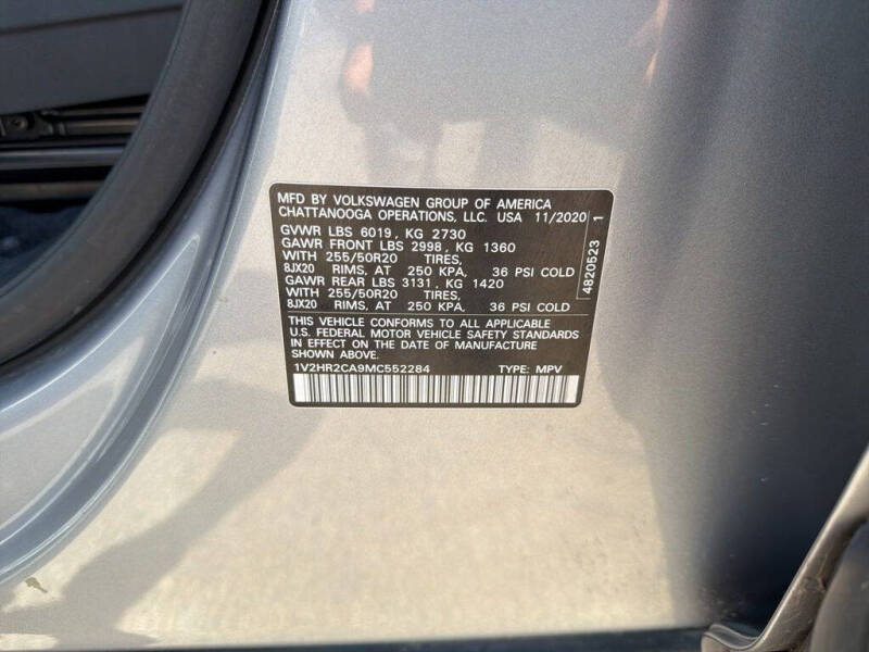 2021 Volkswagen Atlas